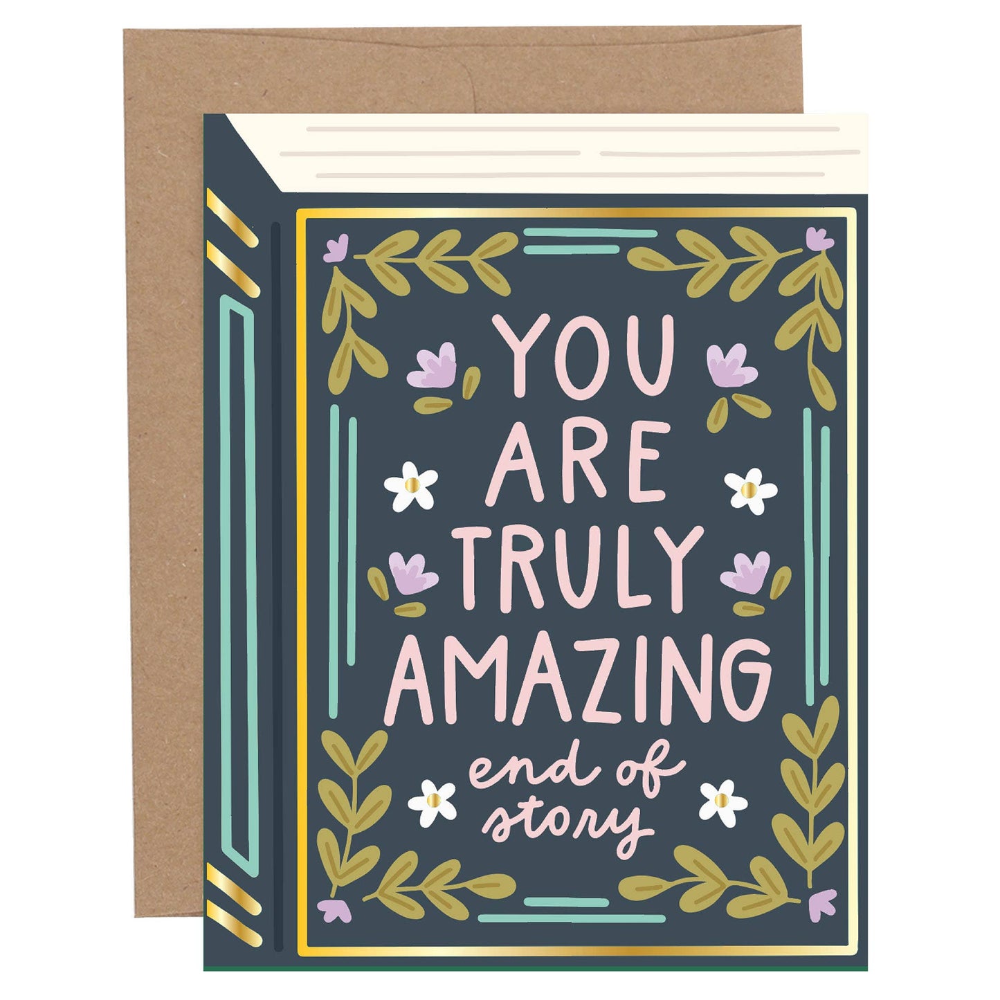 You Are Truly Amazing Book Greeting Card