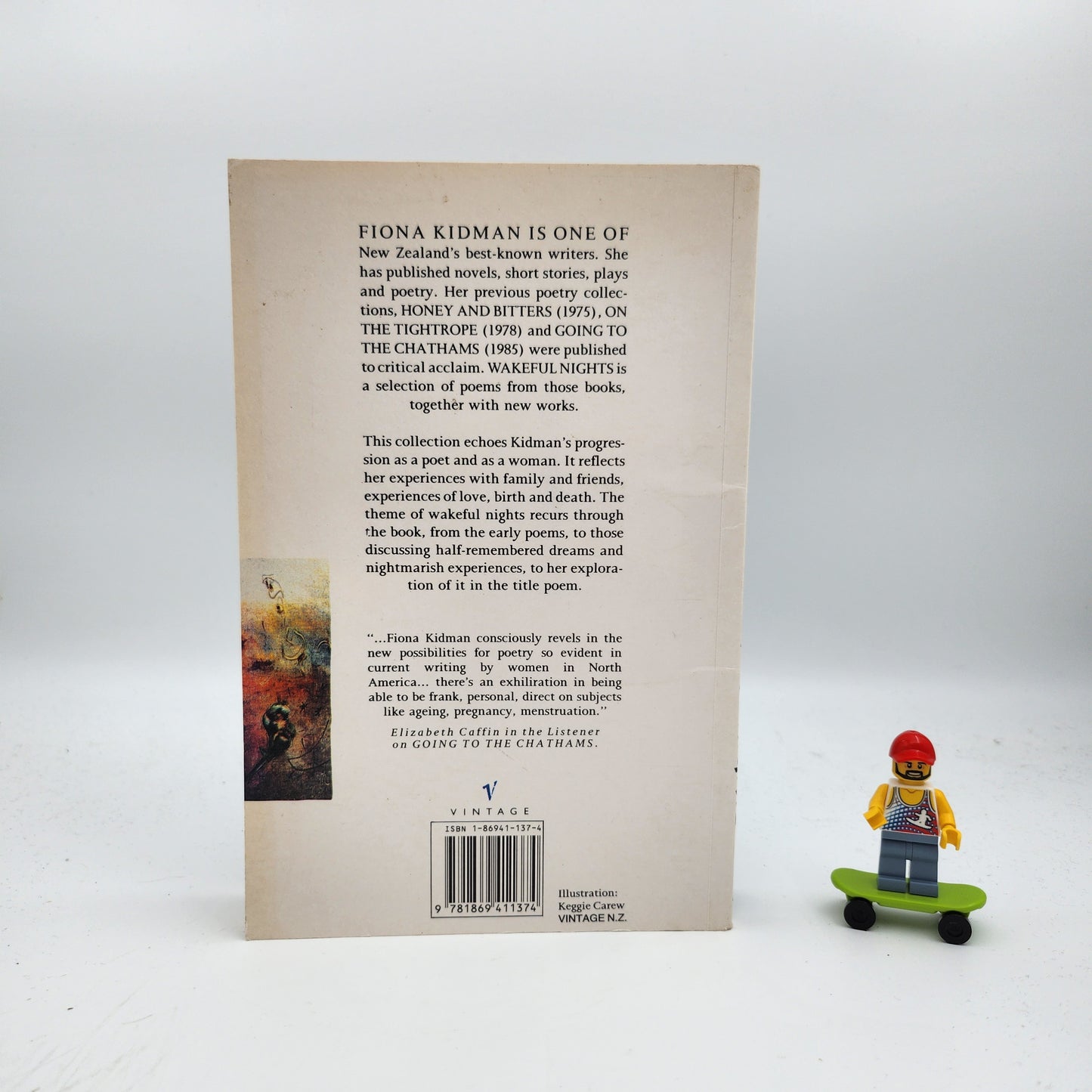 Wakeful nights: Poems, selected and new - Fiona Kidman (Signed Dedication by Author)