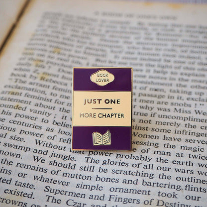 'Just One More Chapter' - Enamel Pin