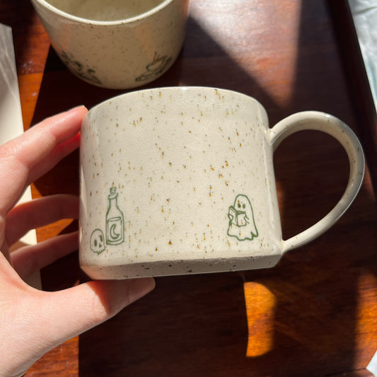 “Spooky Readers” Handmade Mug