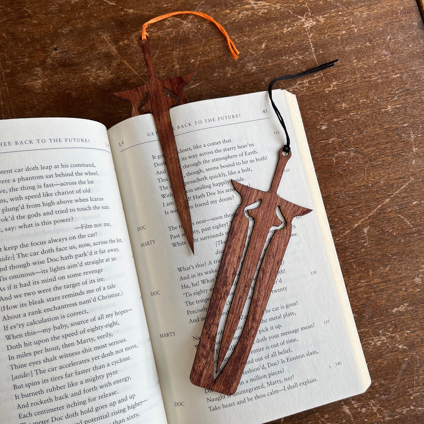 Wooden Sword Bookmarks