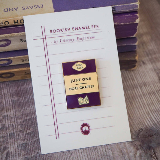 'Just One More Chapter' - Enamel Pin