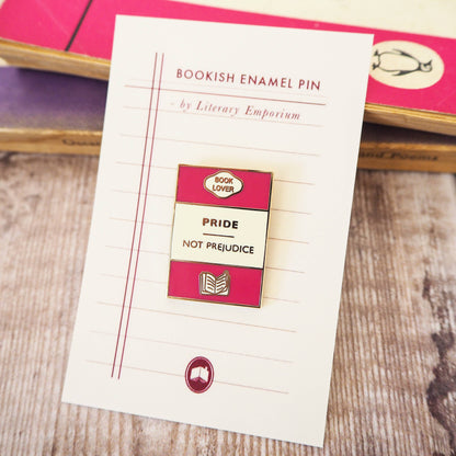 'Pride Not Prejudice' Enamel Pin