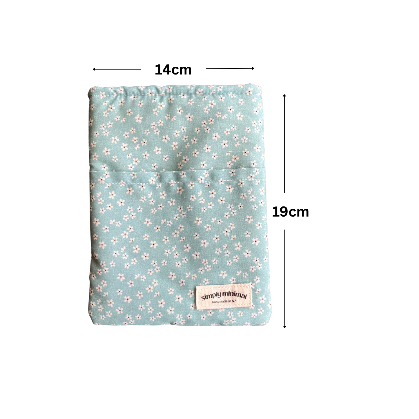 Book Sleeve - Blue Daisy