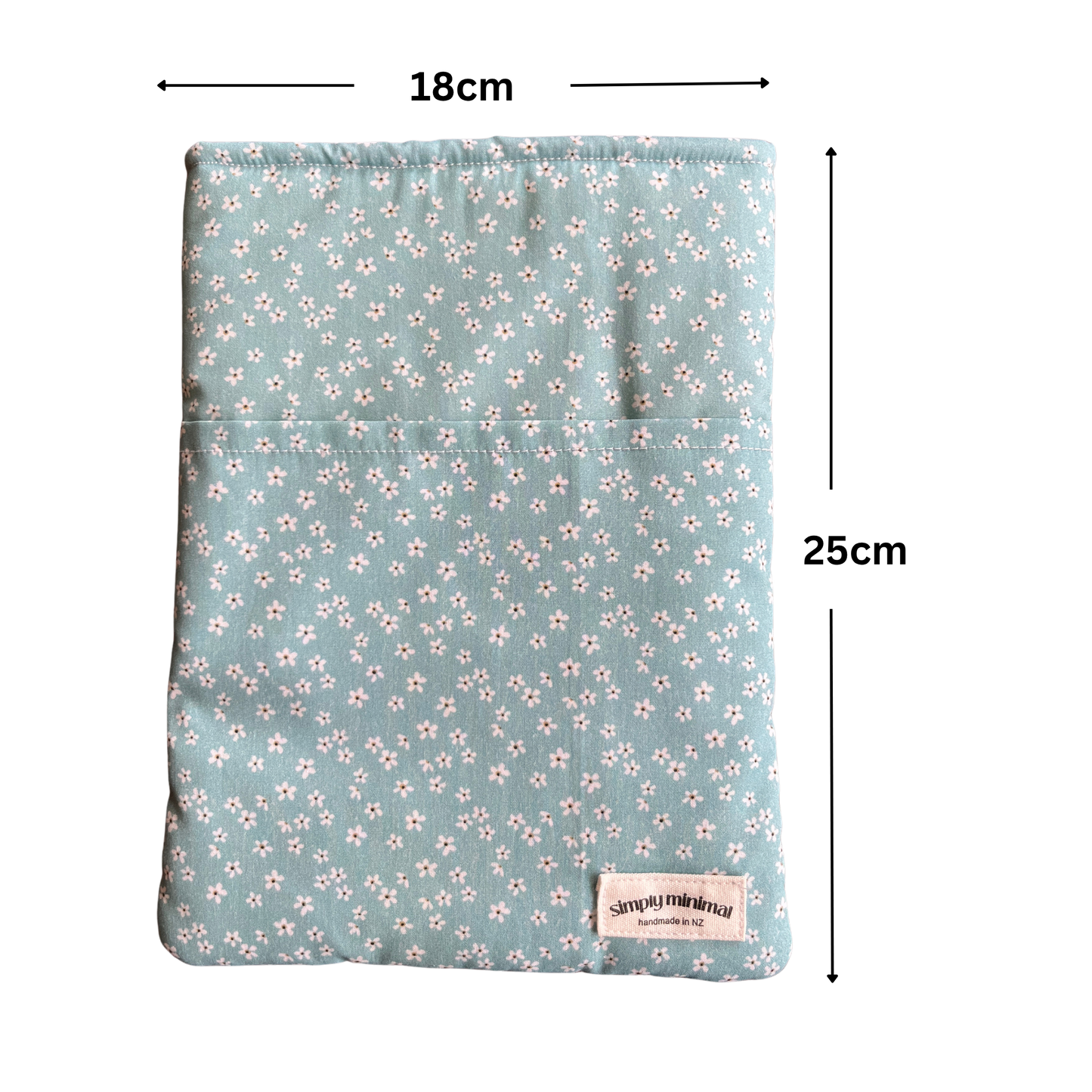 Book Sleeve - Blue Daisy