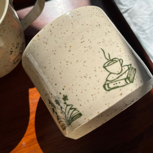 “Books are Magic” Handmade Mug