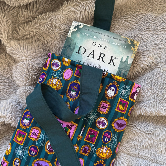 Book Sleeve - Spooky Portraits (made to order)