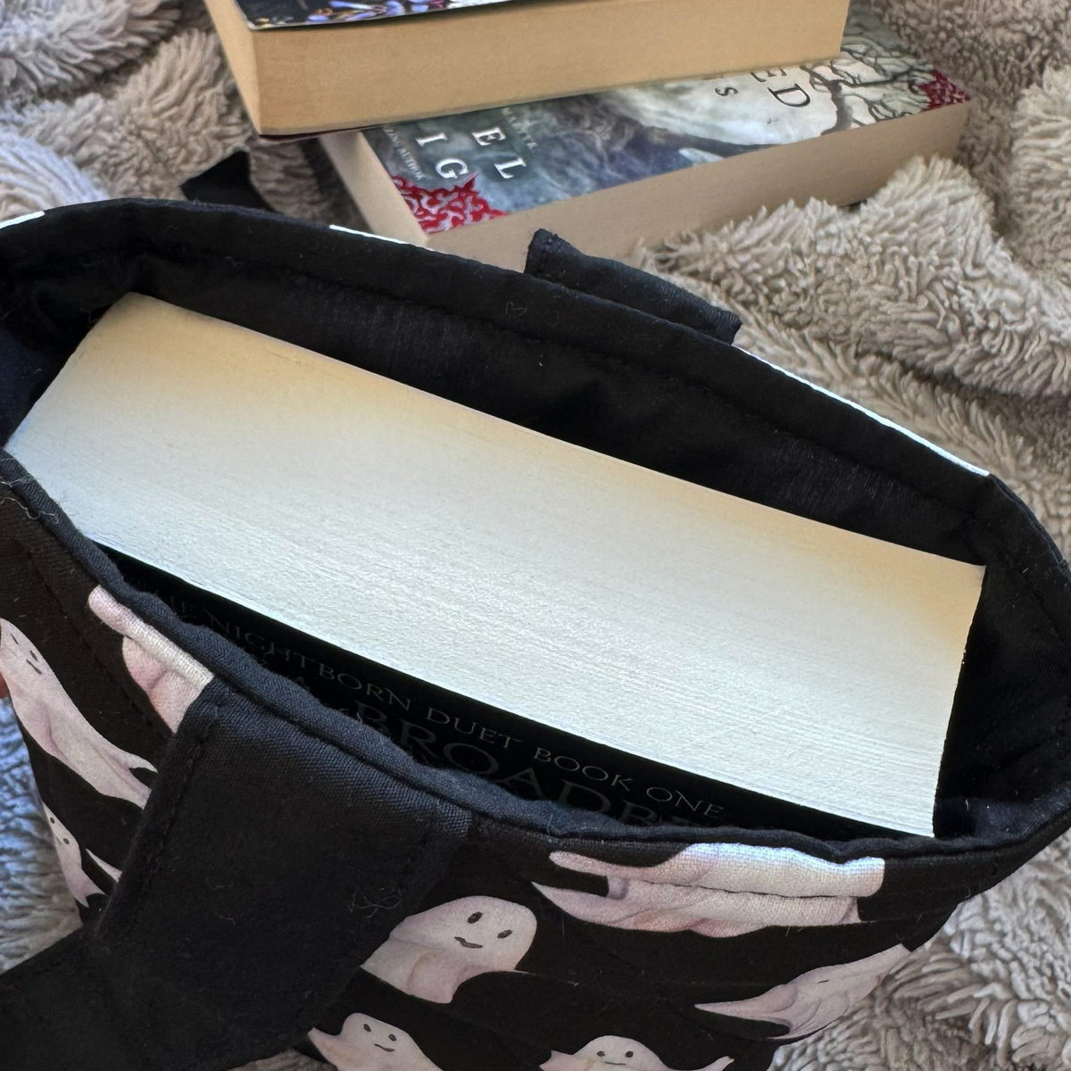Book Sleeve - Ghosts (made to order)