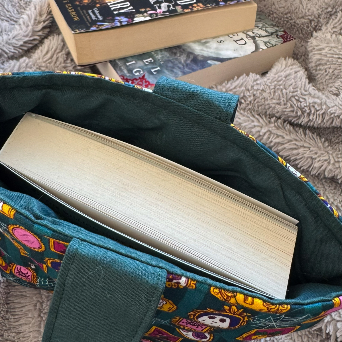 Book Sleeve - Spooky Portraits (made to order)