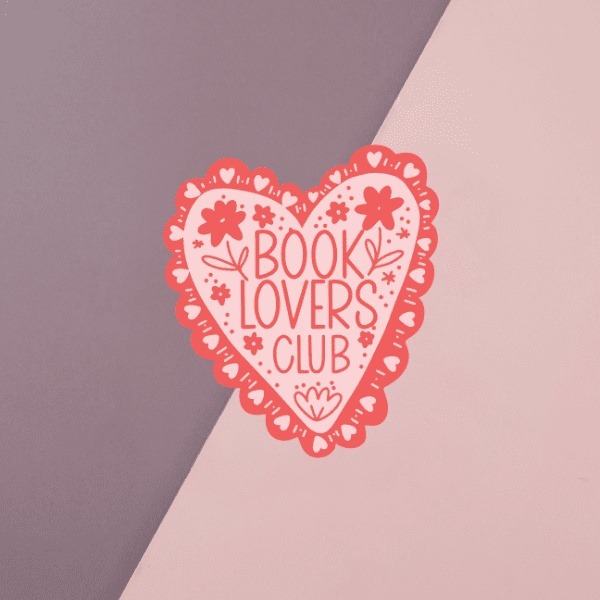 Book Lovers Club Sticker
