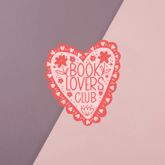 Book Lovers Club Sticker