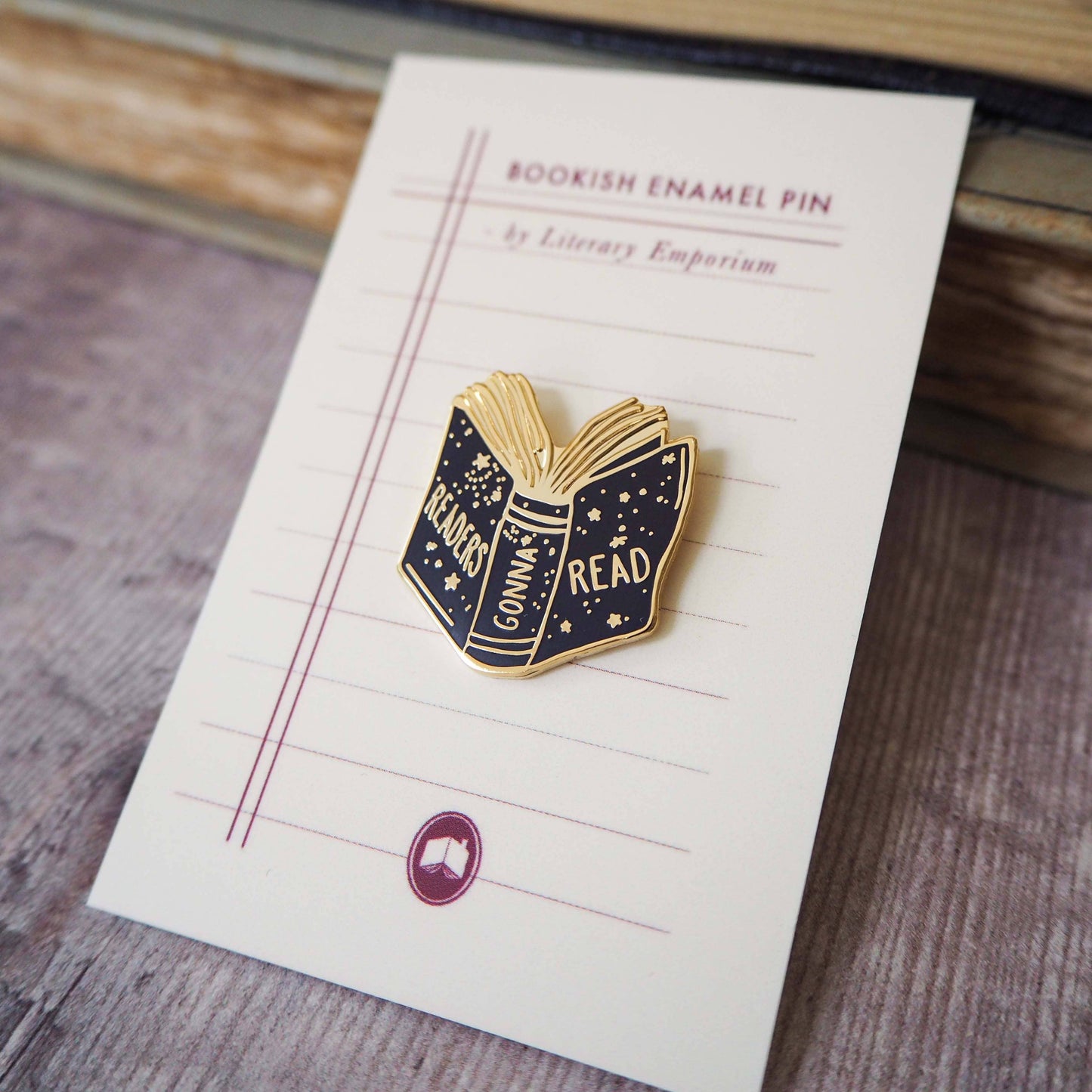 'Readers Gonna Read'- Enamel Pin