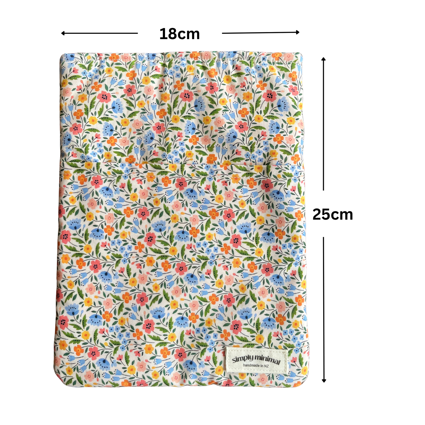 Book Sleeve - Bright Floral