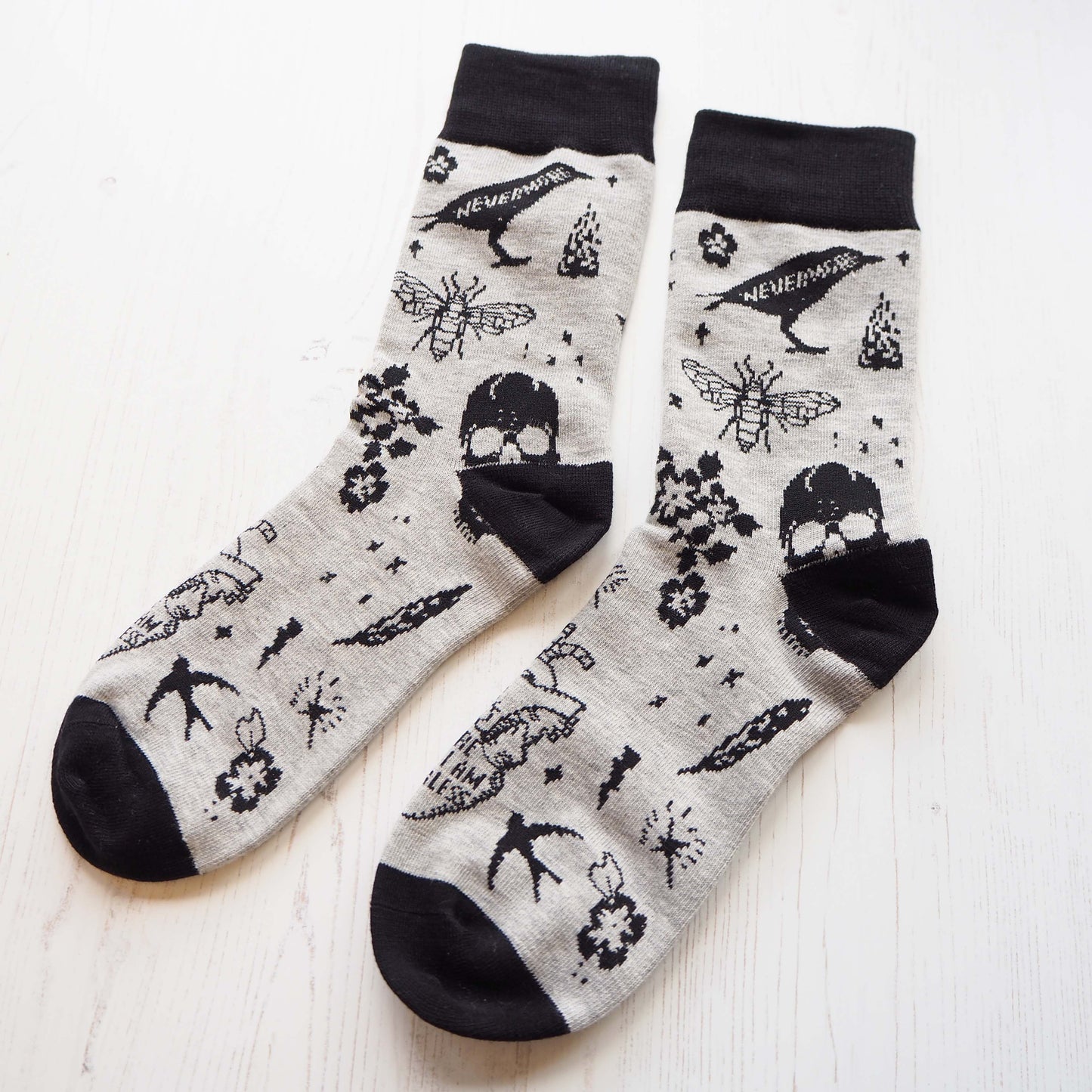 Gothic Literature Socks