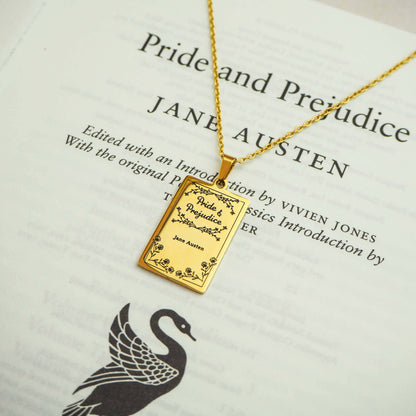 Pride and Prejudice Book Necklace