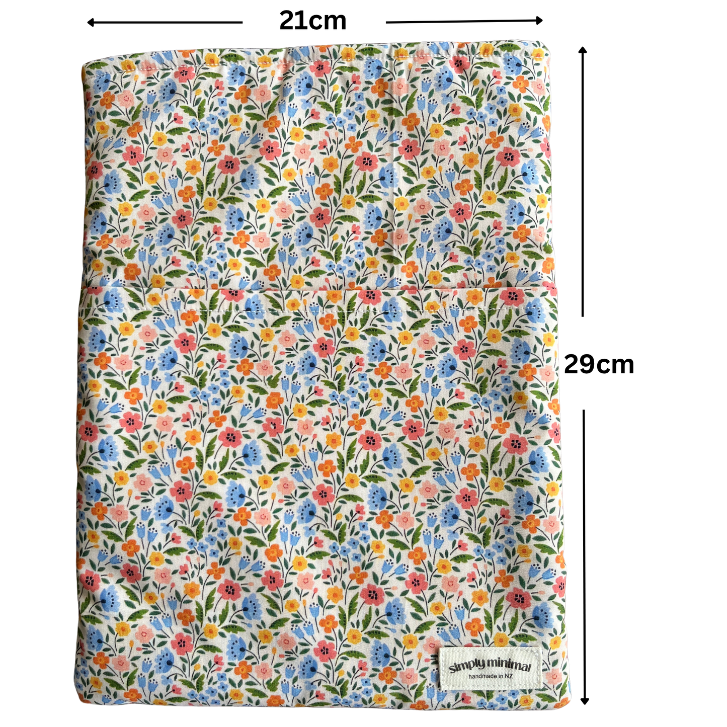 Book Sleeve - Bright Floral
