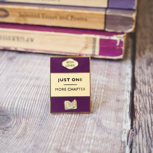 'Just One More Chapter' - Enamel Pin
