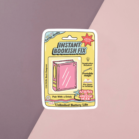 Instant Bookish Fix Sticker
