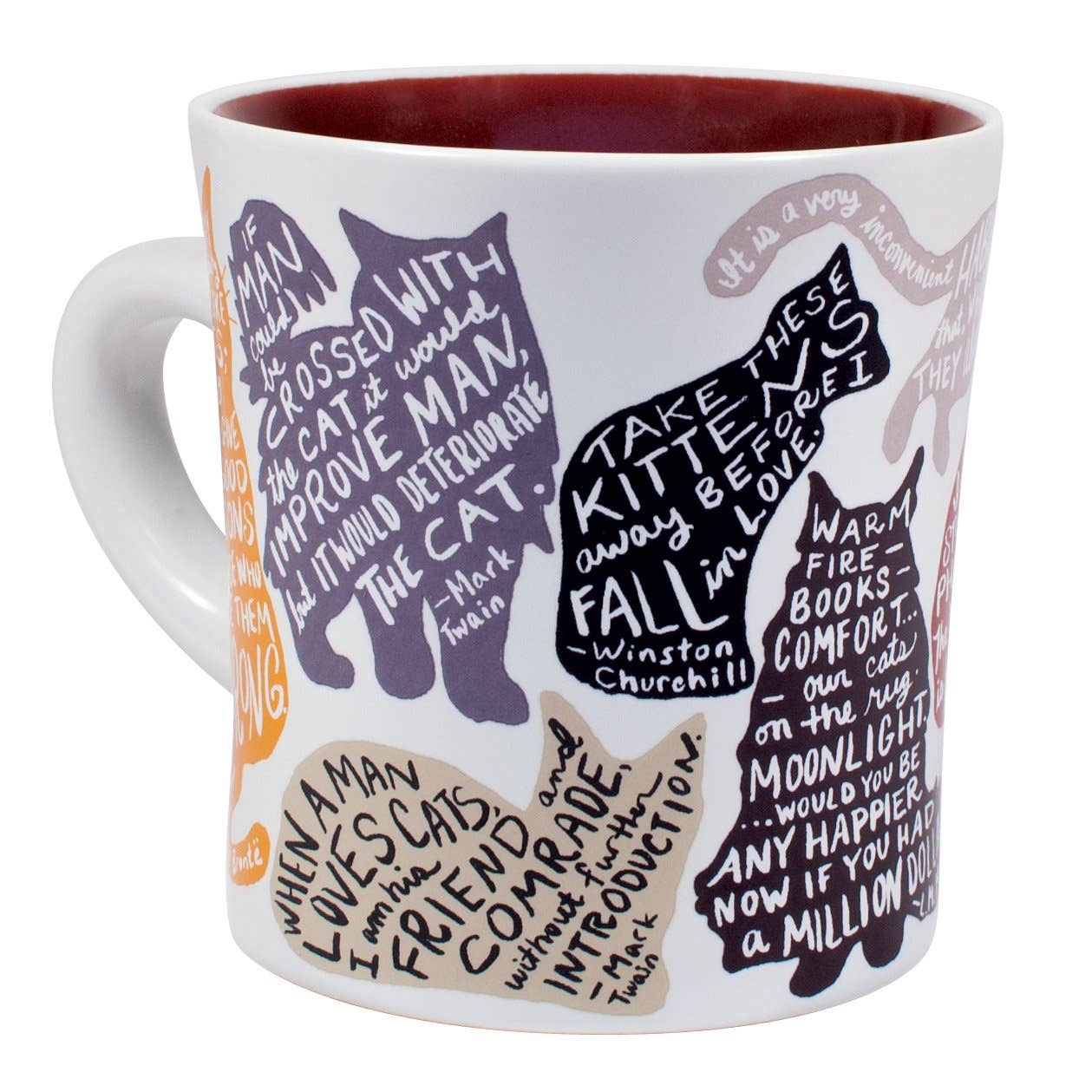 Literature Cat Mug