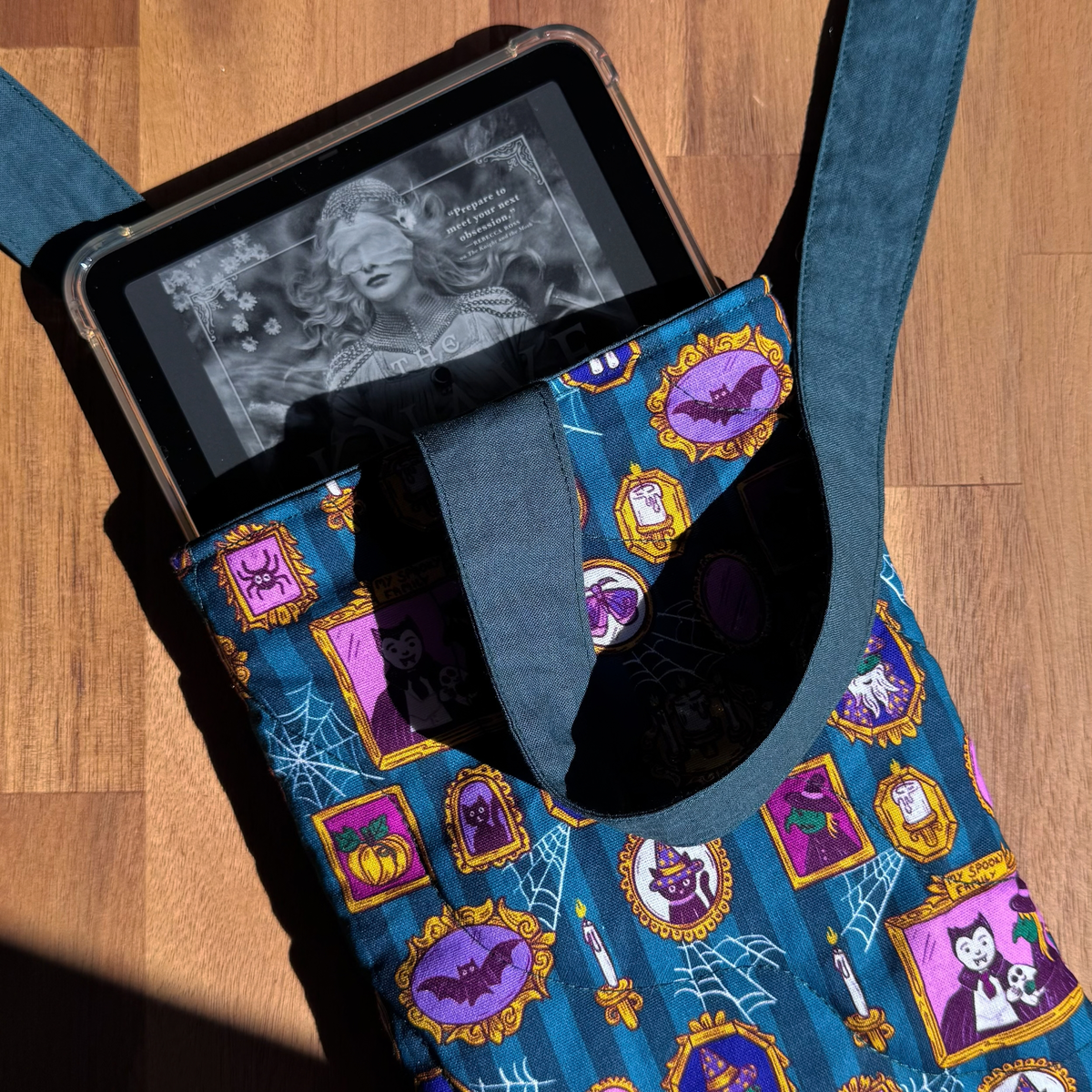 Book Sleeve - Spooky Portraits (made to order)