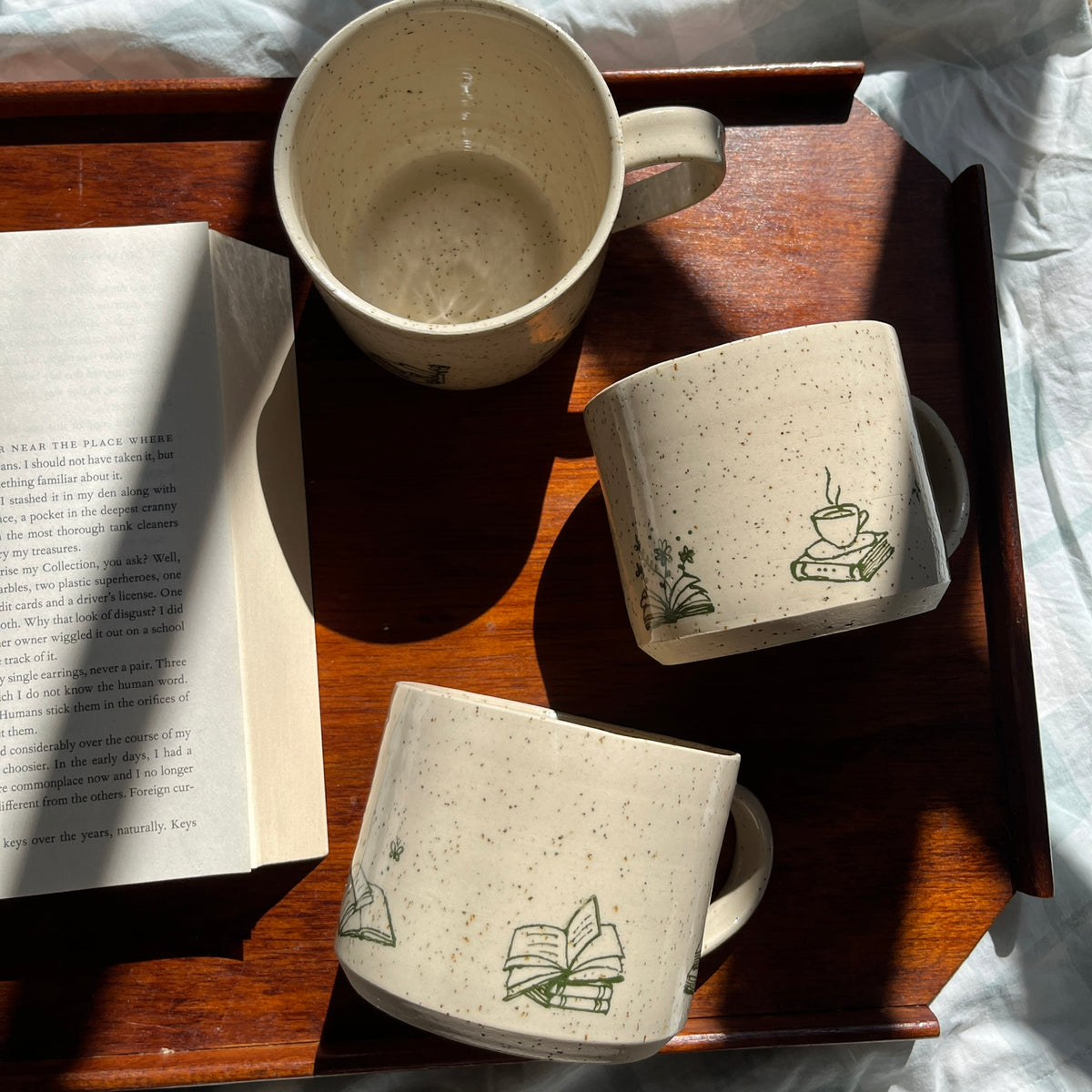 “Books are Magic” Handmade Mug
