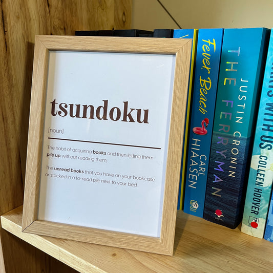 Tsundoku A5 Art Print