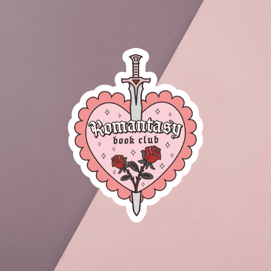 Romantasy Book Club Heart Sticker