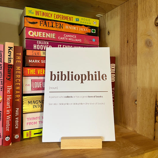 Bibliophile A5 Art Print