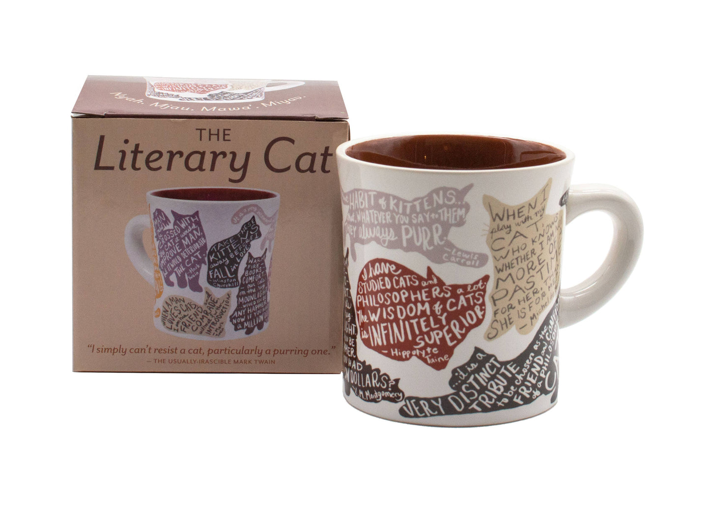 Literature Cat Mug