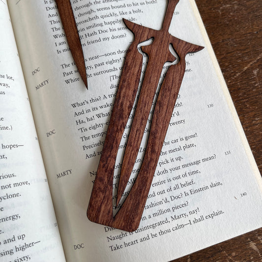 Wooden Sword Bookmarks