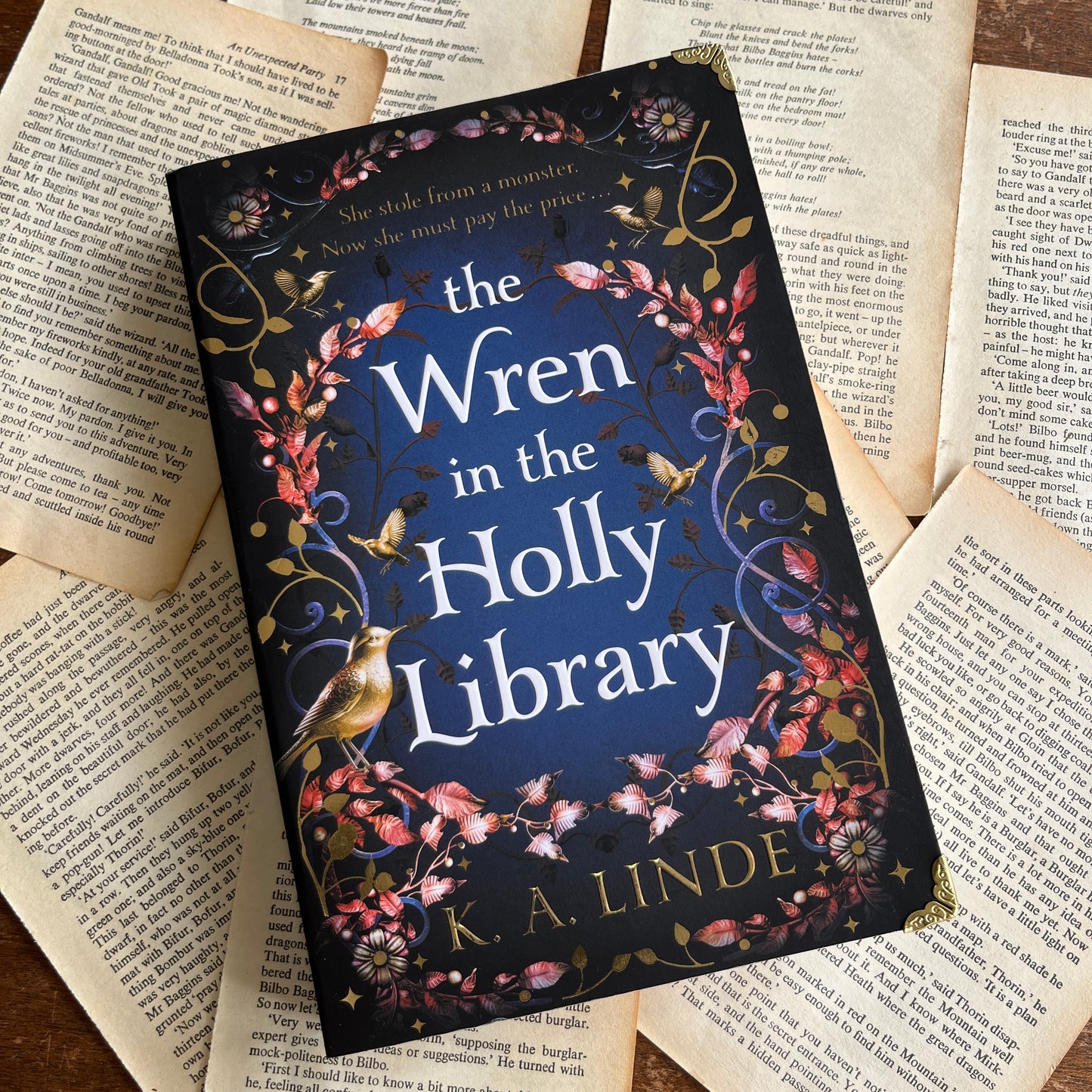 Gold Metal Book Corner Protectors