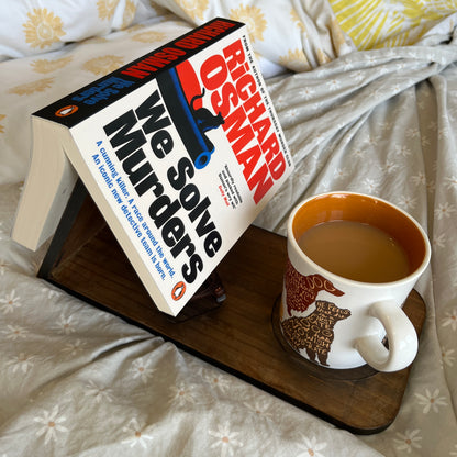 Recycled Wood Book Valet