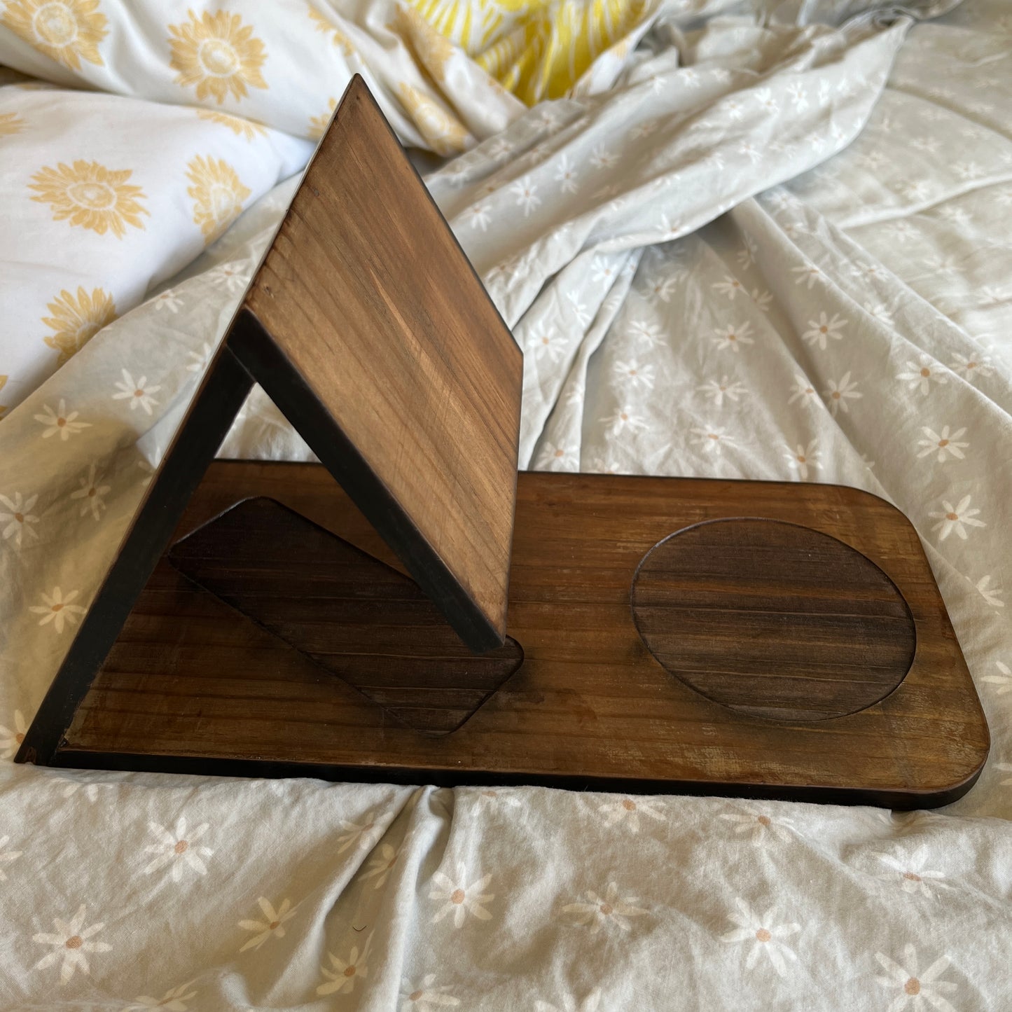 Recycled Wood Book Valet