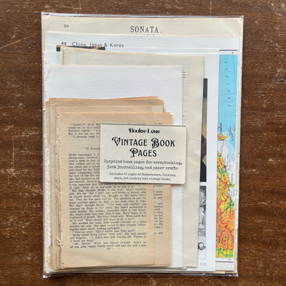 Vintage Book Pages