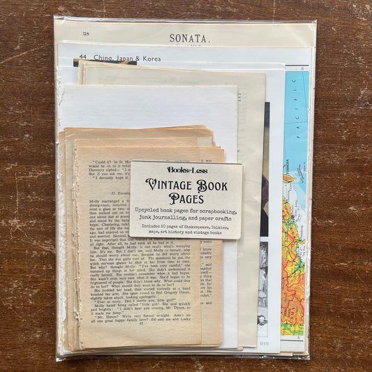 Vintage Book Pages