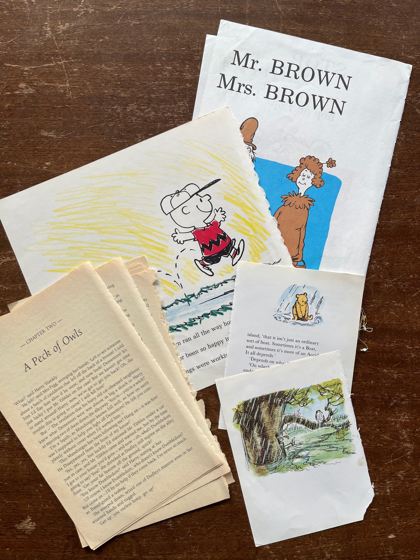 Vintage Children's Book Pages