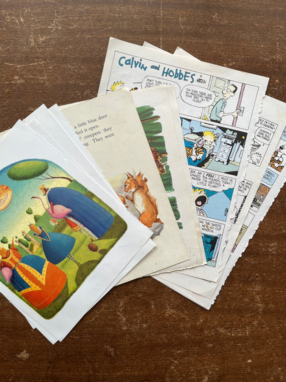 Vintage Children's Book Pages