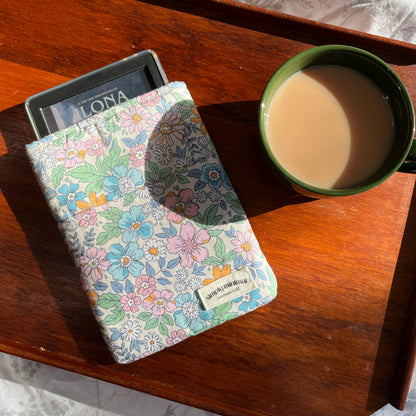 Book Sleeve - Small Pastel Floral