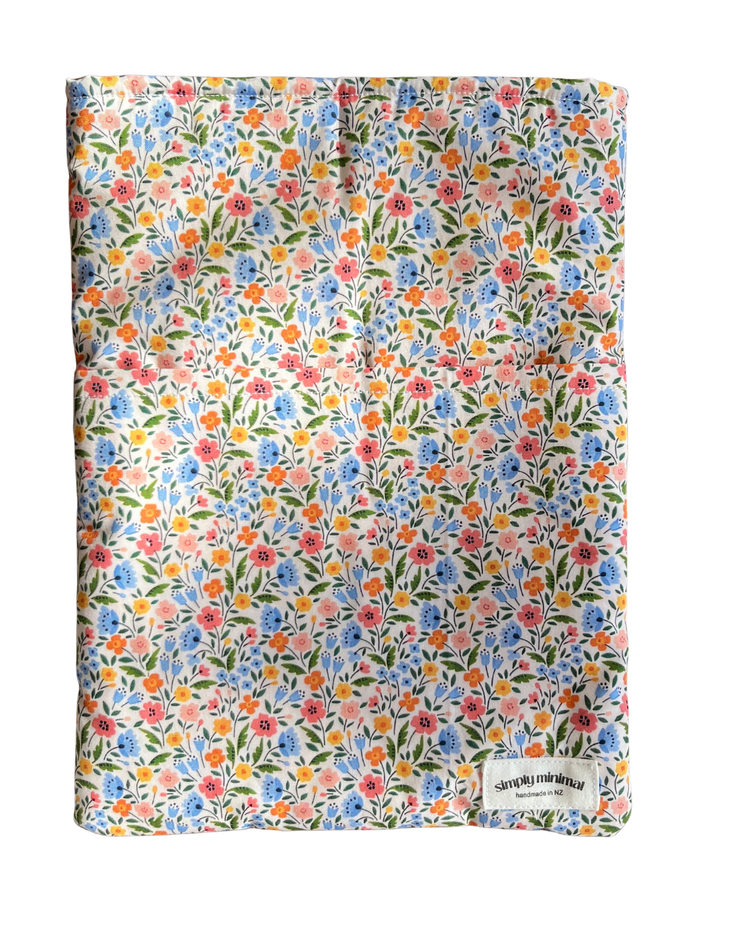 Book Sleeve - Large Bright Floral