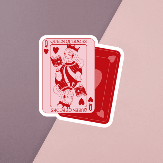 Queen Of Books Sticker