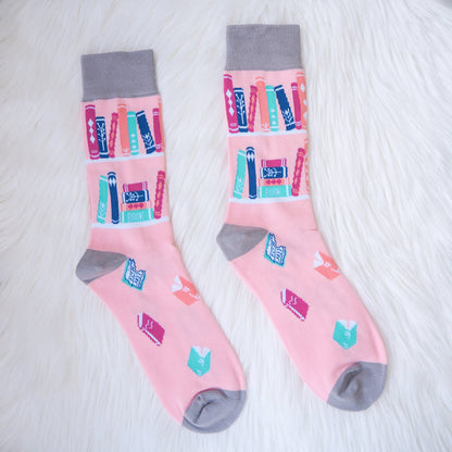 Book Lover Cotton Socks