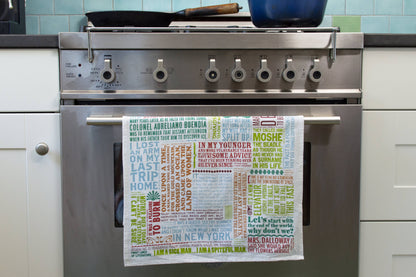 First Lines of Literature Towel