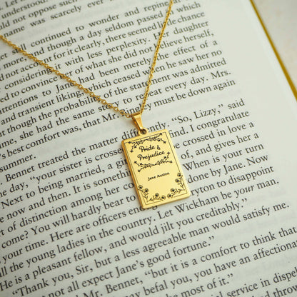 Pride and Prejudice Book Necklace