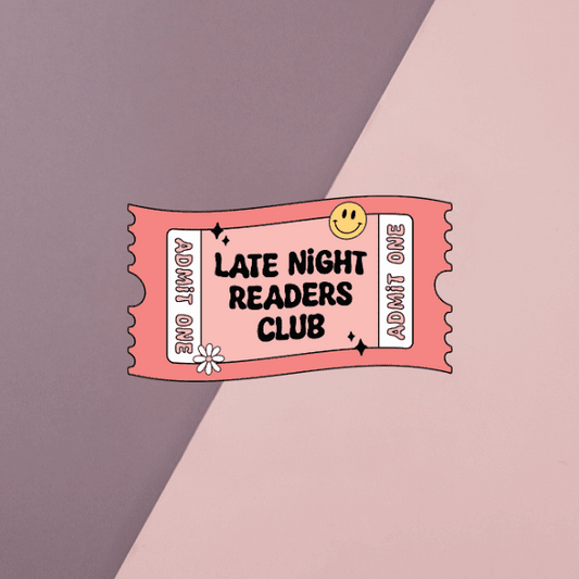 Late Night Readers Club Sticker