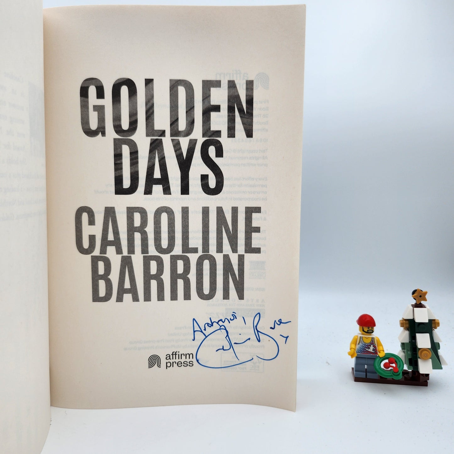 Golden Days - Caroline Barron (Signed by the Author)