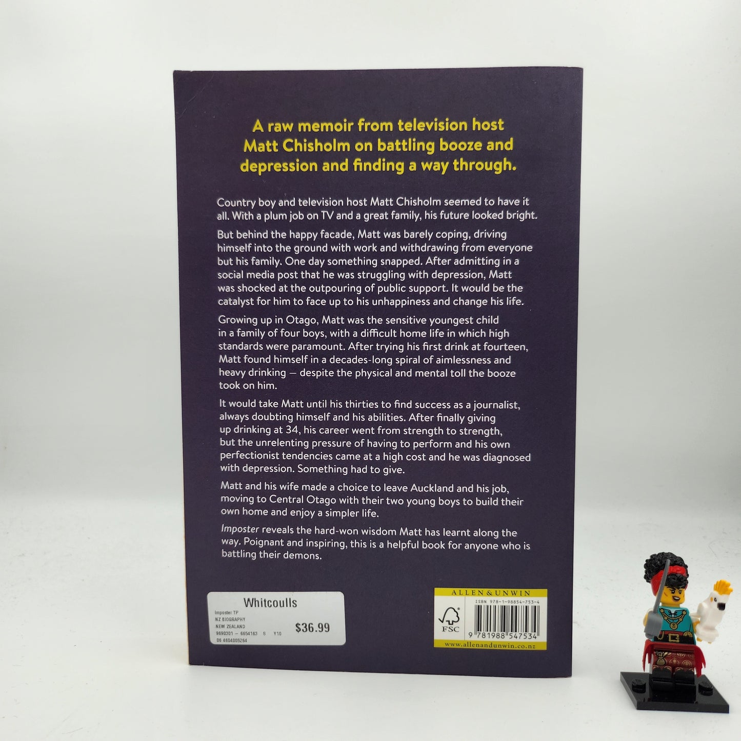 Imposter: On booze, crippling self-doubt and coming out the other side - Matt Chisholm