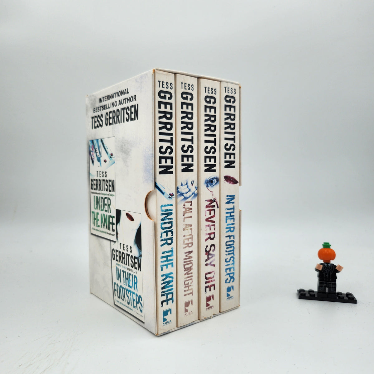 Tess Gerritsen Boxset: Call After Midnight; Under the Knife; in Their Footsteps; and Never Say Die