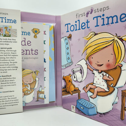 First Steps Ready to Go Toilet Time for Girls - Hinkler